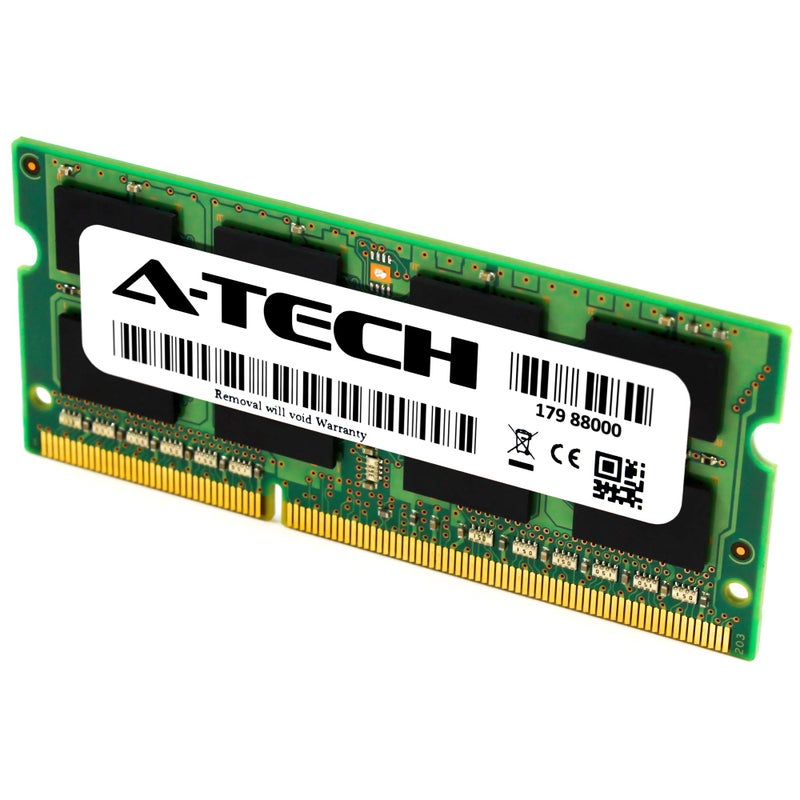 A-TECH بديل ذاكرة A-Tech بسعة 8 جيجابايت لجهاز سامسونج M471B1G73EB0-YK0 | DDR3/DDR3L 1600MHz PC3L-12800 2Rx8 1.35V SODIMM 204-Pin - Image 5